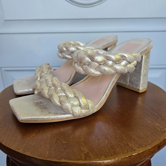 Dolce Vita Shoes - Dolce Vita Braided Mule Metallic Gold